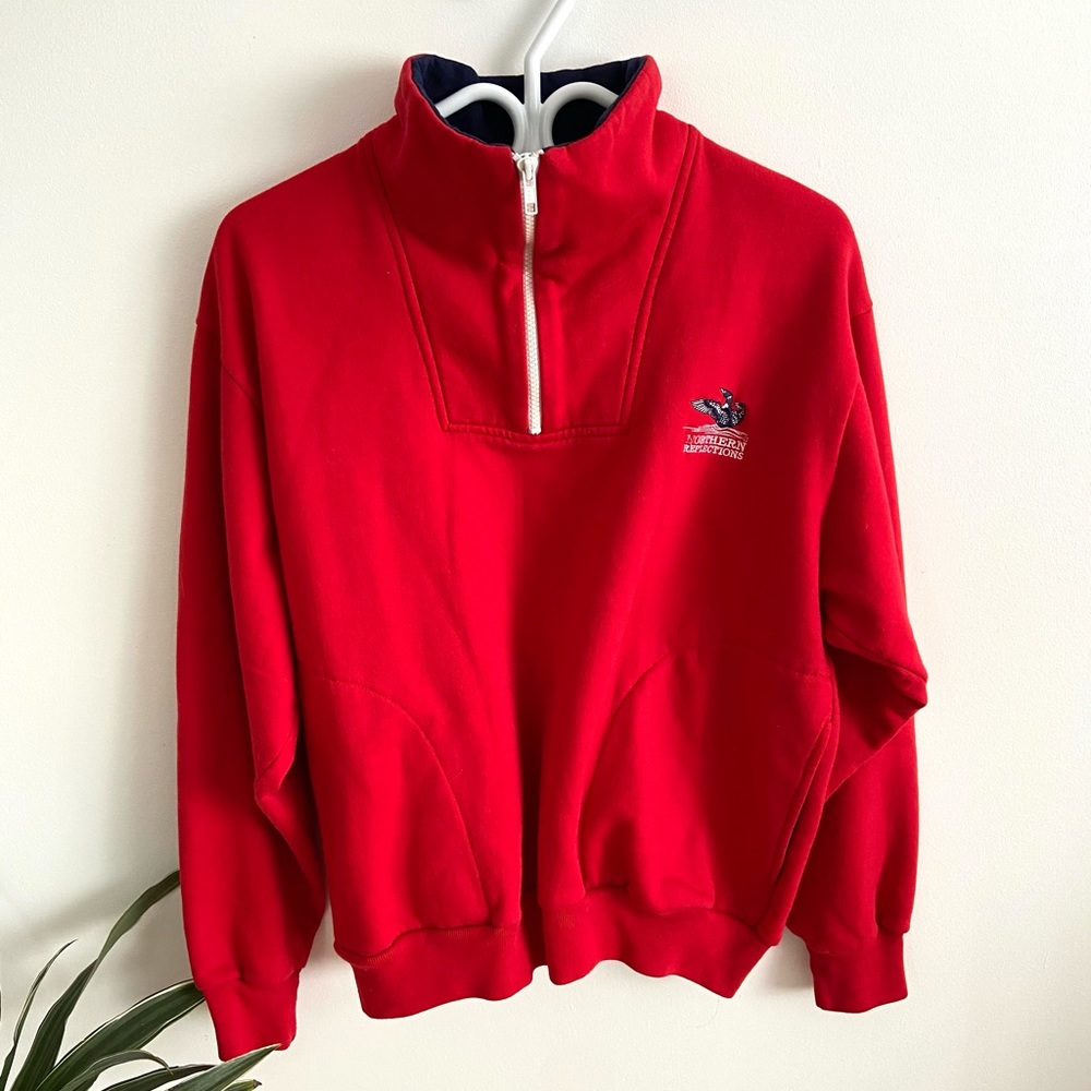 90s northern reflection quarter zip